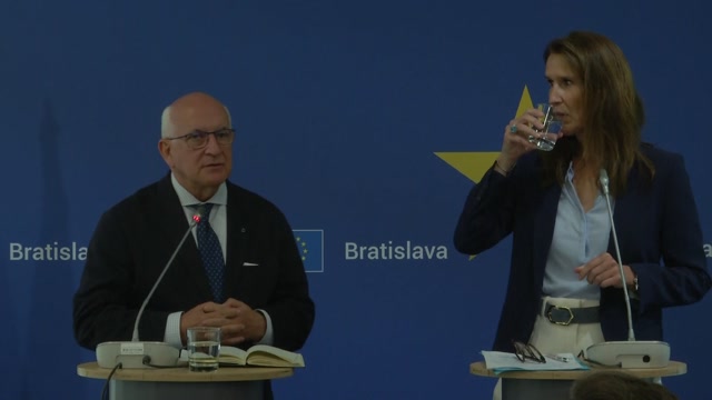 Press conference by Javier ZARZALEJOS (EPP, ES), Chair of LIBE Commitee, and Sophie WILMES (Renew, BE), Chair of the DRFMG Working Group, on the LIBE rule of law mission to Bratislava (Slovakia)